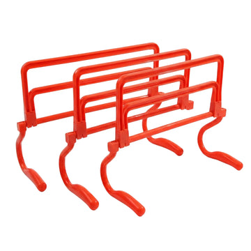 Adjustable agility hurdles set for speed and footwork training