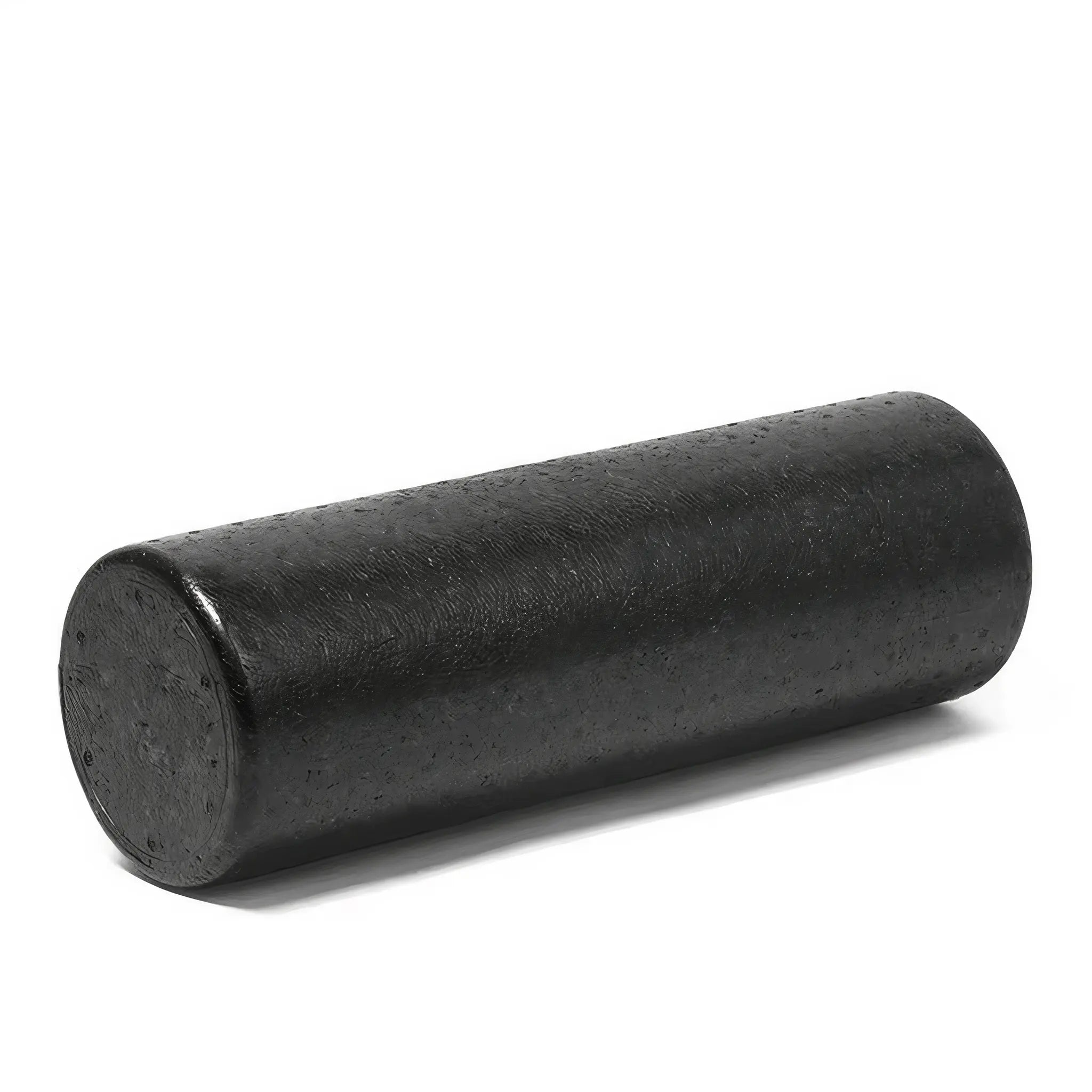 High-density black EPP foam roller on a white background.