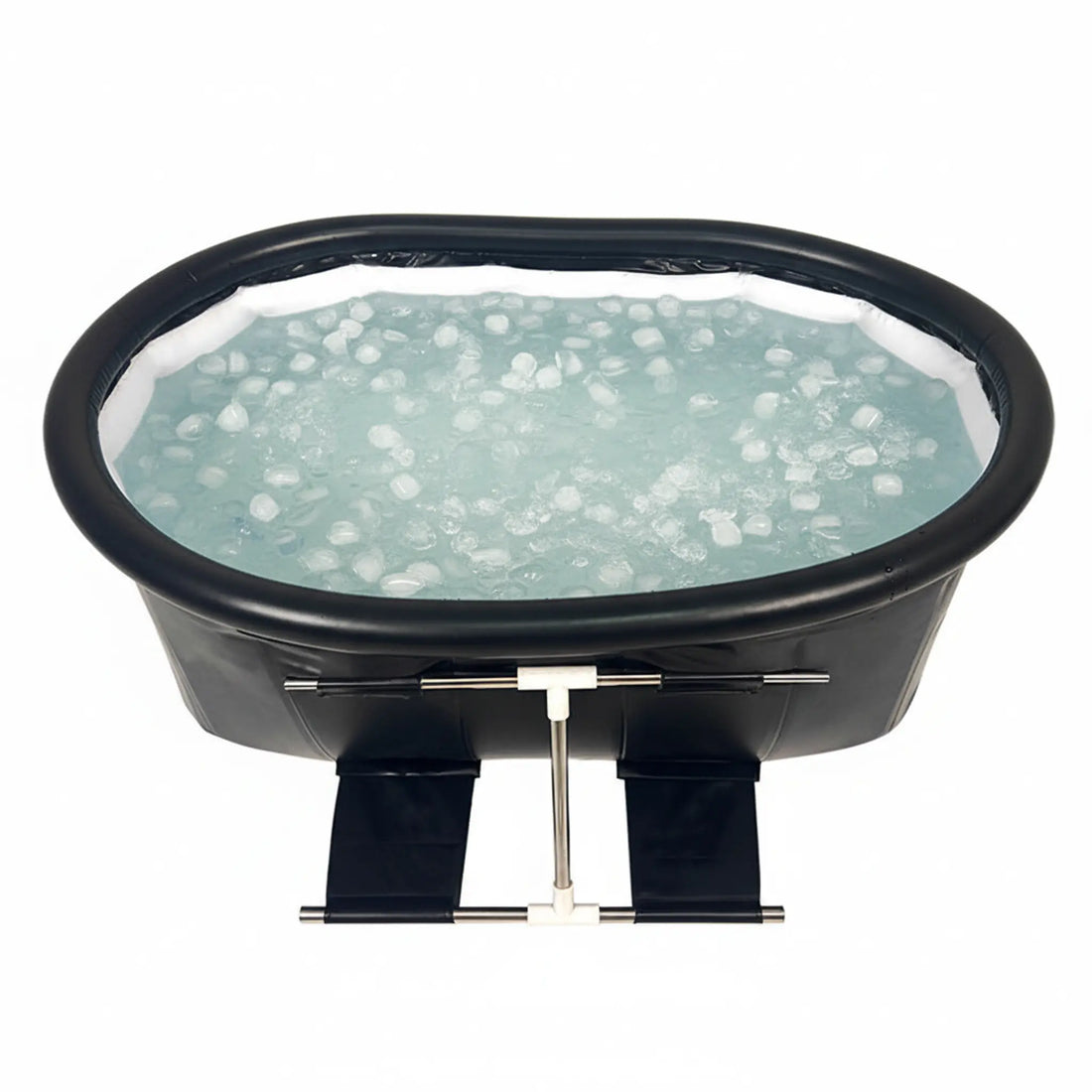 Long Pod Ice Bath 120cm chiller-ready cold plunge tub front view