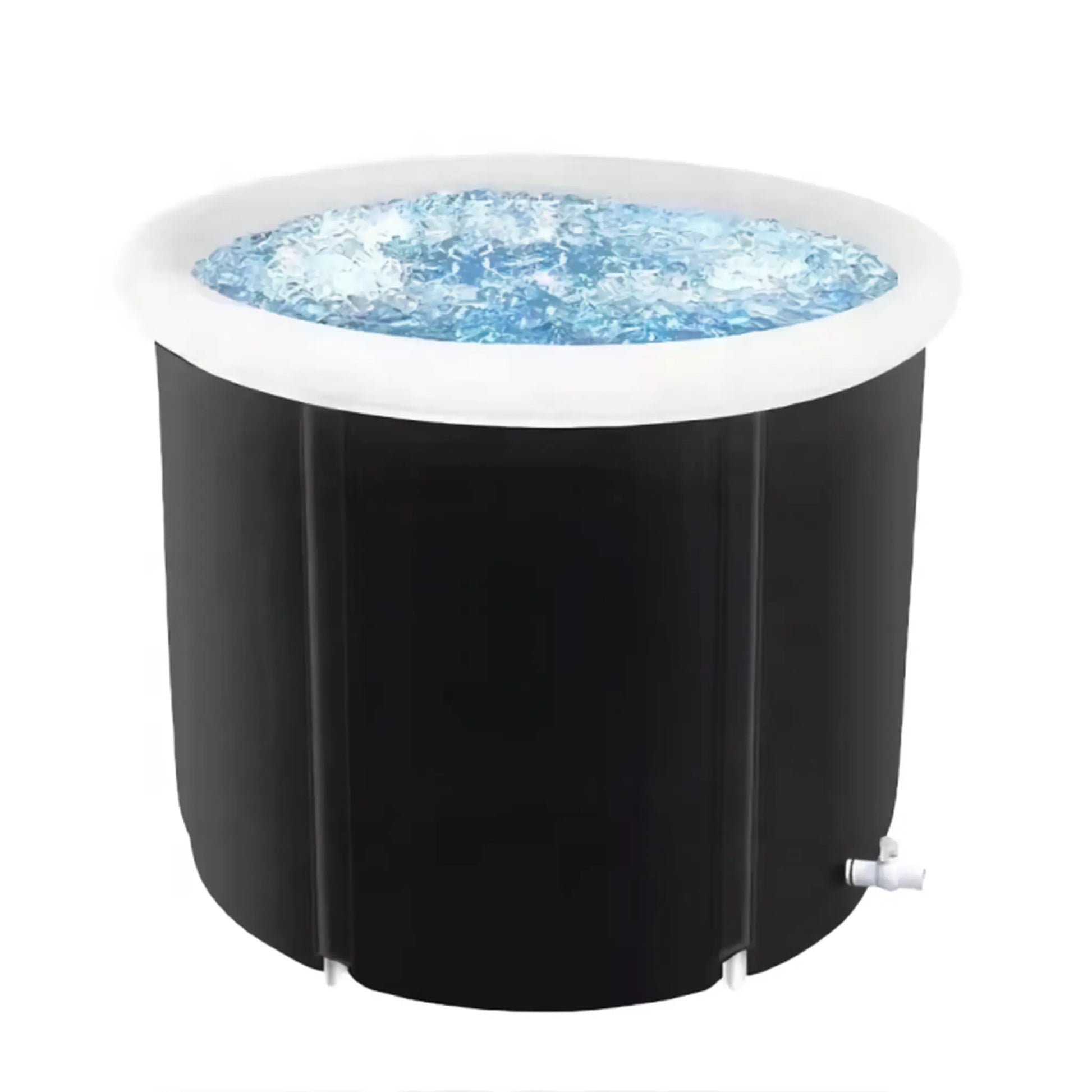 Insulated portable ice bath cold plunge tub with reinforced structure