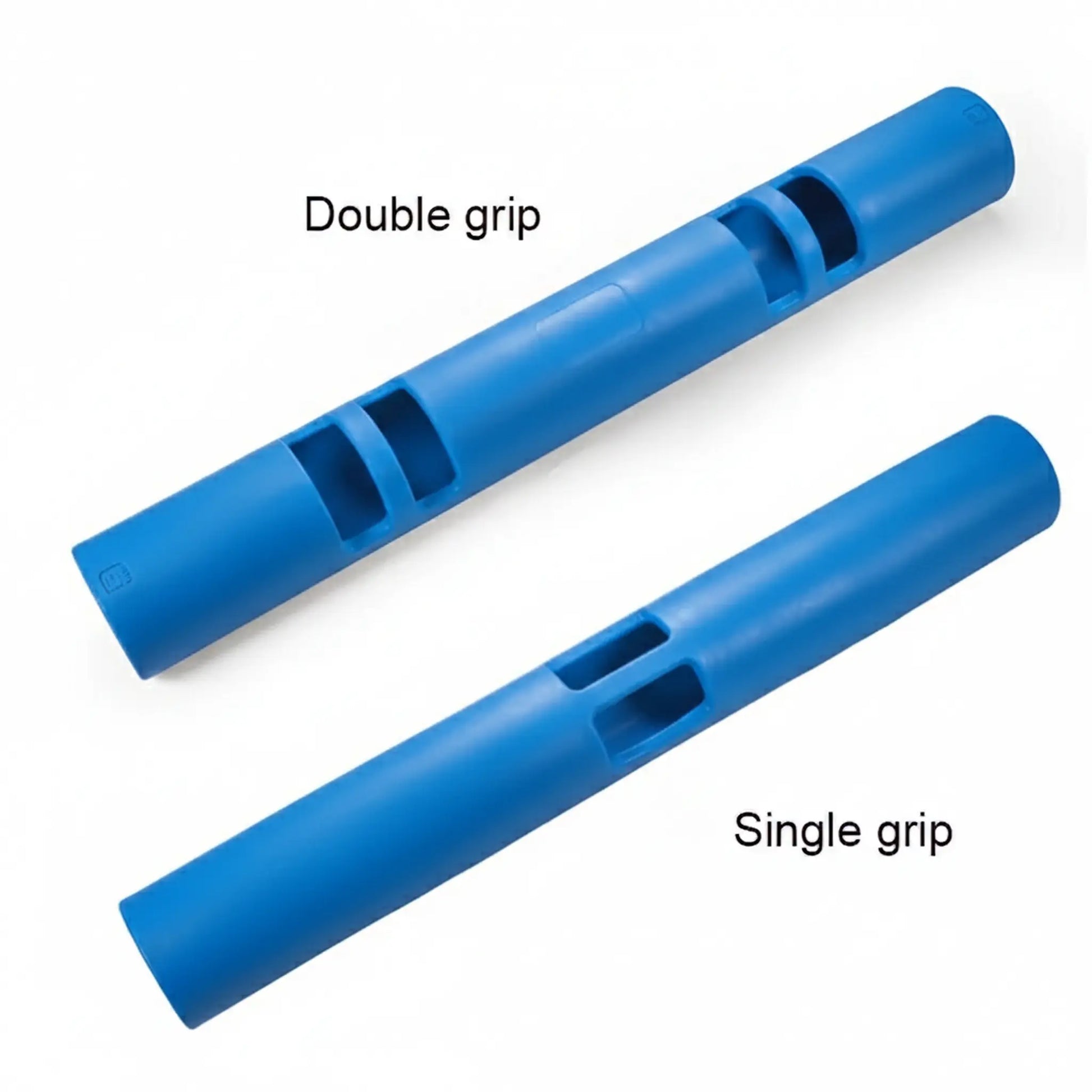 Training log showing single and double grip cut-outs for varied hand positions